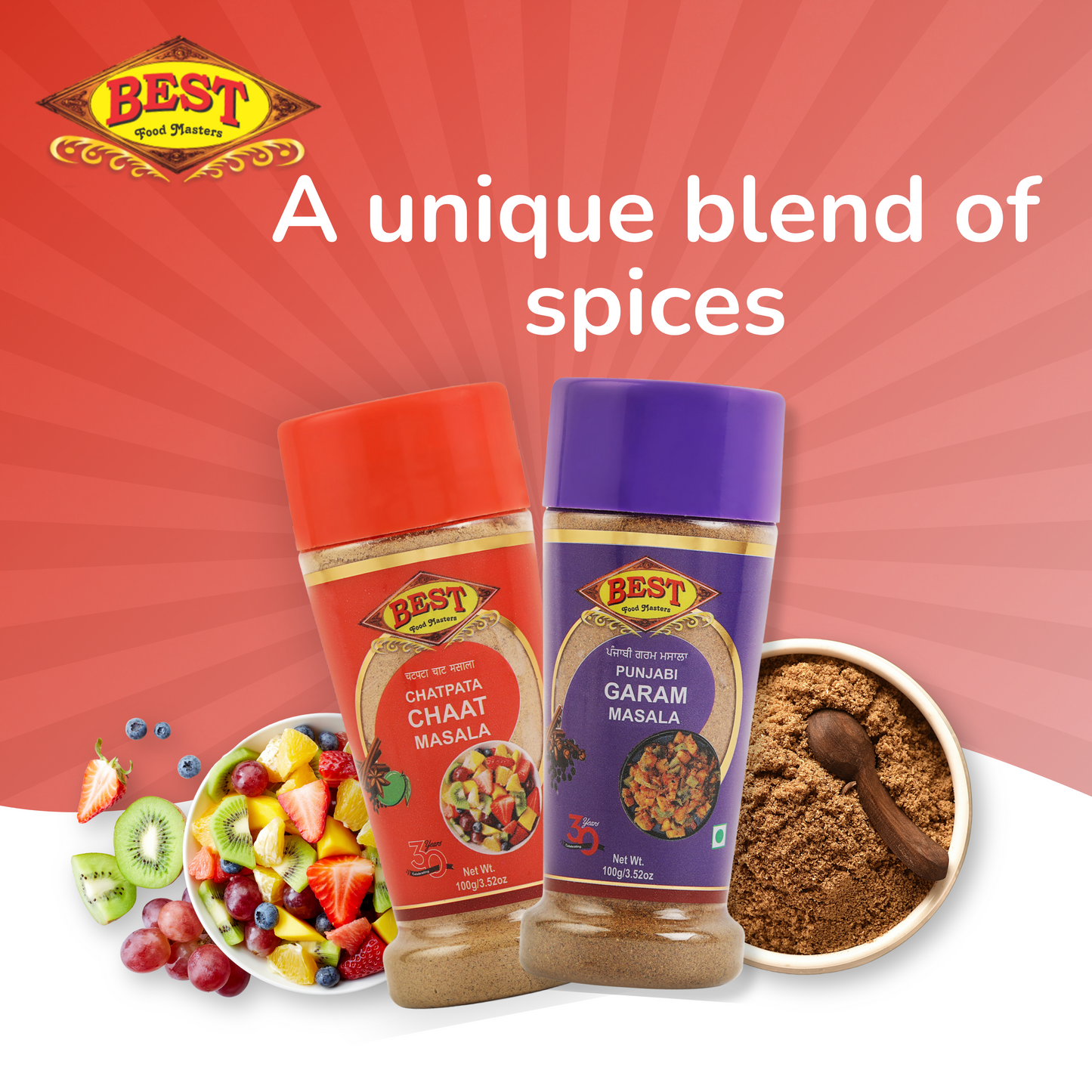 Combo Of (Chatpata Chat Masala And Punjabi Garam Masala)