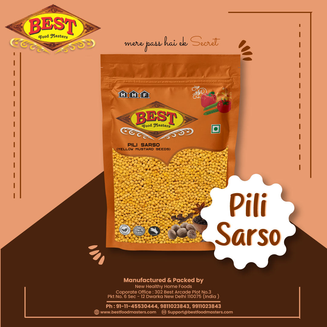 Yellow Mustard Seeds (पीली सरसों)