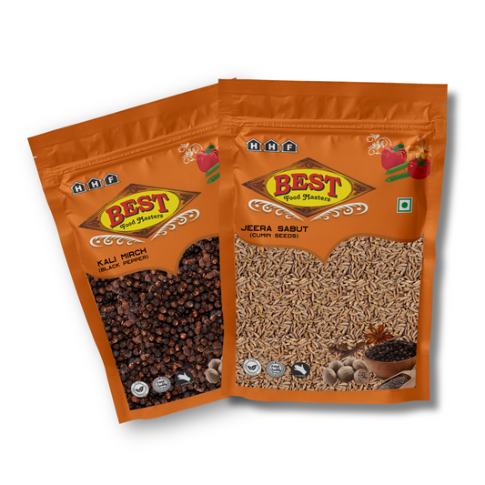 Combo Of (Black pepper 50g And Jeera 100g)